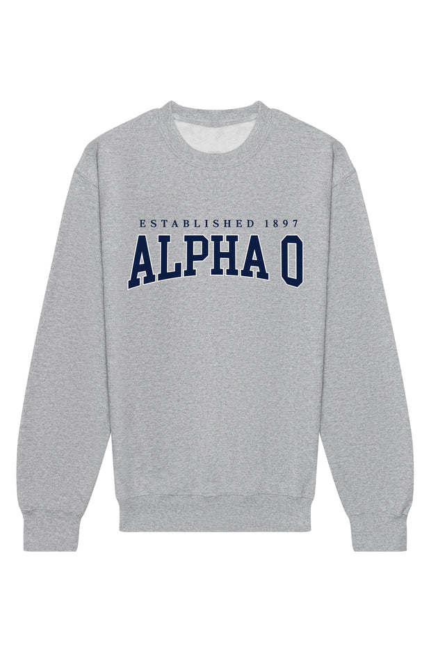 Alpha Omicron Pi Collegiate Crewneck Sweatshirt