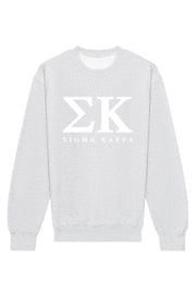 Sigma Kappa Letters Crewneck Sweatshirt