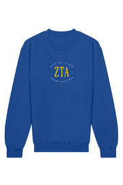 Zeta Tau Alpha Emblem Crewneck Sweatshirt