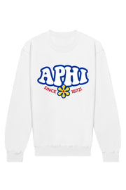 Alpha Phi Funky Crewneck Sweatshirt