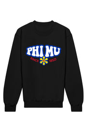 Phi Mu Funky Crewneck Sweatshirt