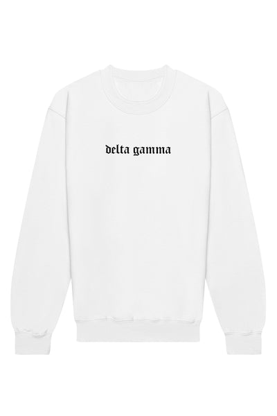 Delta Gamma Classic Gothic Crewneck Sweatshirt