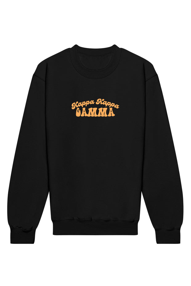 Kappa Kappa Gamma Vintage Hippie Crewneck Sweatshirt