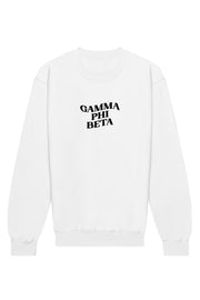 Gamma Phi Beta Happy Place Crewneck Sweatshirt