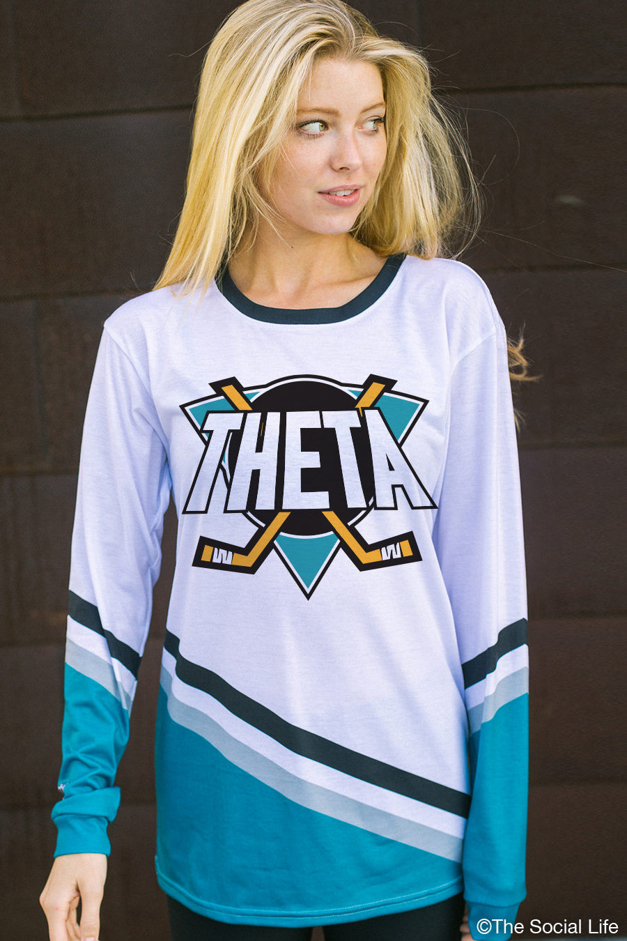 Kappa Alpha Theta Mighty Hockey The – Sleeve Life Long Social
